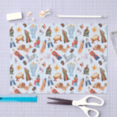 Waterverf Kleurrijke Geboorte Kerstmis Tissuepapier (Craft)