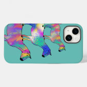 Waterverf kleurrijke geiten Case-Mate iPhone case (Achterkant (horizontaal))