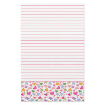 Waterverf Kleurrijke Harten Roze Pastelvoering