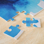 Waterverf Kleurrijke Kat Collage Legpuzzel (Zijkant)