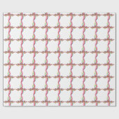 Waterverf Kleurrijke Kerst Kleurrijke Lintbogen Cadeaupapier (Vlak)