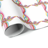 Waterverf Kleurrijke Kerst Kleurrijke Lintbogen Cadeaupapier (Rol Hoek)