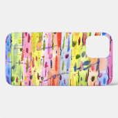 Waterverf kleurrijke lijnen Abstract Case-Mate iPhone Case (Achterkant (horizontaal))
