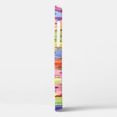 Waterverf kleurrijke lijnen Abstract Case-Mate iPhone Case (Achterkant / Links)