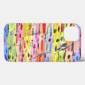 Waterverf kleurrijke lijnen Abstract Case-Mate iPhone Case (Achterkant (horizontaal))