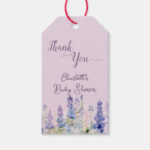 Waterverf Kleurrijke Lupine Bloemen Baby shower