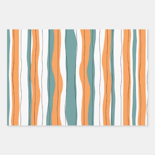 Waterverf kleurrijke papierbladen, matte inpakpapier vel (Voorkant 2)