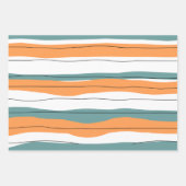 Waterverf kleurrijke papierbladen, matte inpakpapier vel (Voorkant)