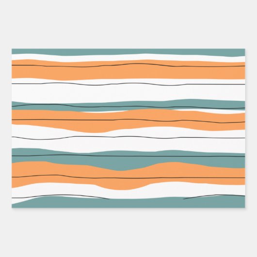 Waterverf kleurrijke papierbladen, matte inpakpapier vel (Voorkant)