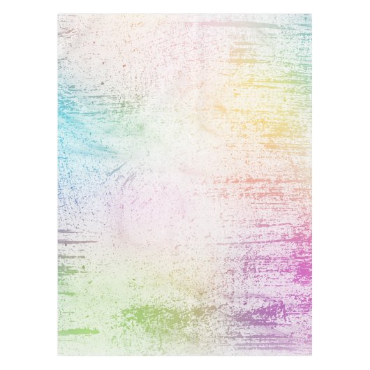 Waterverf kleurrijke pasta tafelkleed (Voorkant)