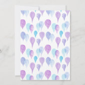 Waterverf Kleurrijke Rainbow ONE Eerste Verjaardag Kaart (Achterkant)