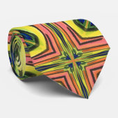 Waterverf kleurrijke regenbooginkkleuren Abstract Stropdas (Opgerold)