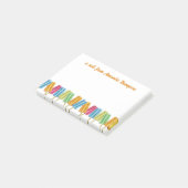Waterverf Kleurrijke Schattigee Popsicles Custom Post-it® Notes (Schuin)