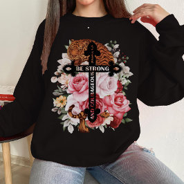 Waterverf kleurrijke tijger zijn sterk en moedig trui