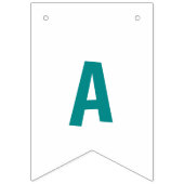 Waterverf Kleurrijke Trex Dinosaurus 1e Verjaardag Vlaggetjes (Tweede vlag)