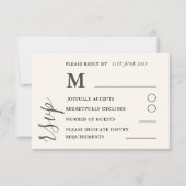 Waterverf Kleurrijke Wildflower Bruiloft RSVP (Voorkant)