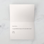 Waterverf Kleurrijke Wildflower Garden Moederdag Kaart (Binnen)