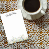 Waterverf kleurrijke wildflower naam post-it® notes