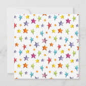 Waterverf kleursterren werpen kussen (Achterkant)