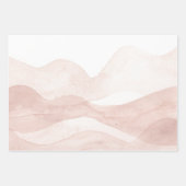 Waterverf knijpende papierbladen, matte inpakpapier vel (Voorkant 3)