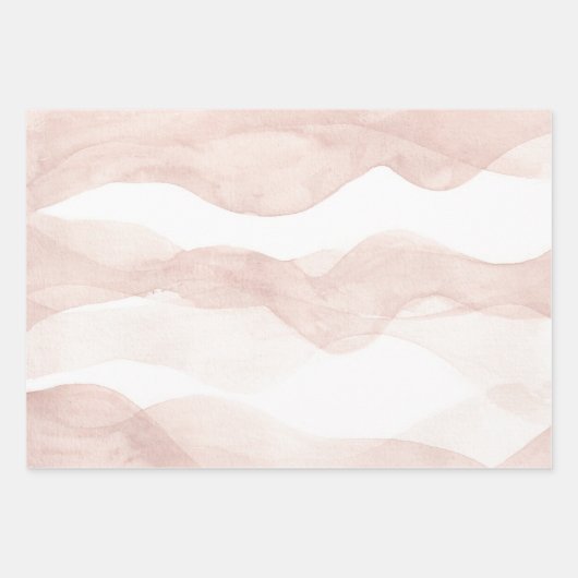 Waterverf knijpende papierbladen, matte inpakpapier vel (Voorkant 2)