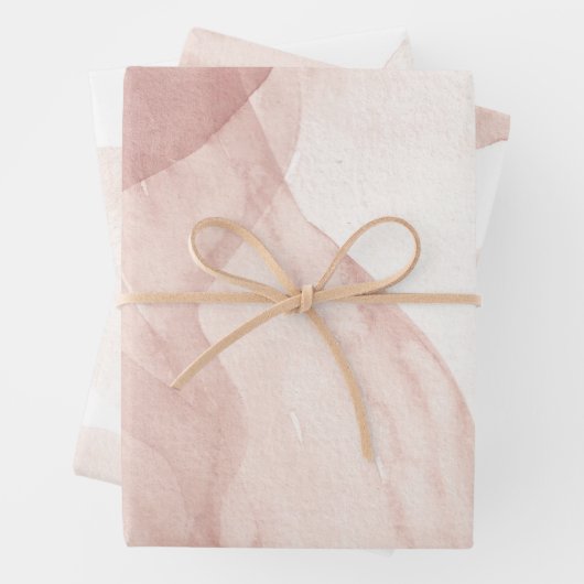 Waterverf knijpende papierbladen, matte inpakpapier vel (In situ)