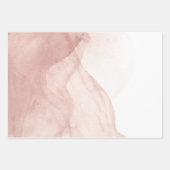 Waterverf knijpende papierbladen, matte inpakpapier vel (Voorkant)