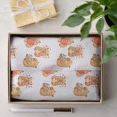 Waterverf Knuffel Capibara Tissuepapier (Geschenk)
