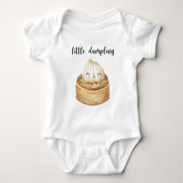 Waterverf knuffelig klein dumplingtje romper