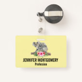 Waterverf Koala Beren Cute Mama & Baby Badge (Achterkant met intrekbare)