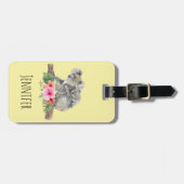 Waterverf Koala Beren Cute Mama & Baby Bagagelabel (Voorkant horizontaal)