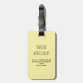 Waterverf Koala Beren Cute Mama & Baby Bagagelabel (Achterkant verticaal)