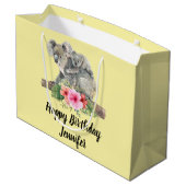 Waterverf Koala Beren Cute Mama & Baby Groot Cadeauzakje (Achterkant Gekanteld)