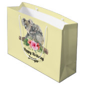 Waterverf Koala Beren Cute Mama & Baby Groot Cadeauzakje (Achterkant Gekanteld)