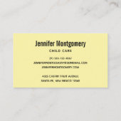 Waterverf Koala Beren Cute Mama & Baby Visitekaartje (Achterkant)