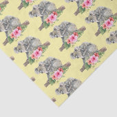 Waterverf Koala Beren kletsen mama en Baby Patroon Tissuepapier (Detail)