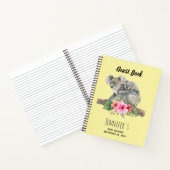 Waterverf Koala Beren Schattige Baby shower Gasten Notitieboek (Binnen)