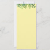 Waterverf Koala Beren Schattige Mam & Baby Menu Kaart (Achterkant)