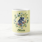 Waterverf Koala en Eucalyptus Wreath Koffiemok (Center)