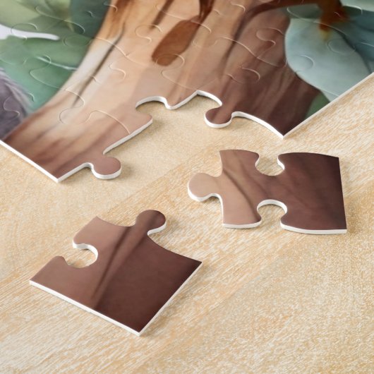 Waterverf Koala's dromerige dag Legpuzzel (Zijkant)