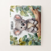 Waterverf Koala's dromerige dag Legpuzzel (Verticaal)