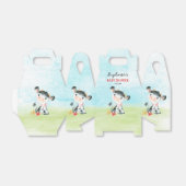 Waterverf Koe Baby shower Boerderij Bedankdoosjes (Uitgevouwen)