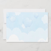 Waterverf Koe Baby shower Kaart (Achterkant)