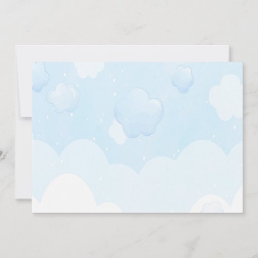 Waterverf Koe Baby shower Kaart