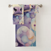 Waterverf Koe Bubble Soft Bad Handdoek (Insitu)