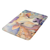 Waterverf Koe Bubble Soft Badmat (Gekanteld)