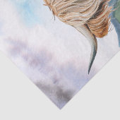 Waterverf koe Hogeland Boerderij Tissuepapier (Detail)