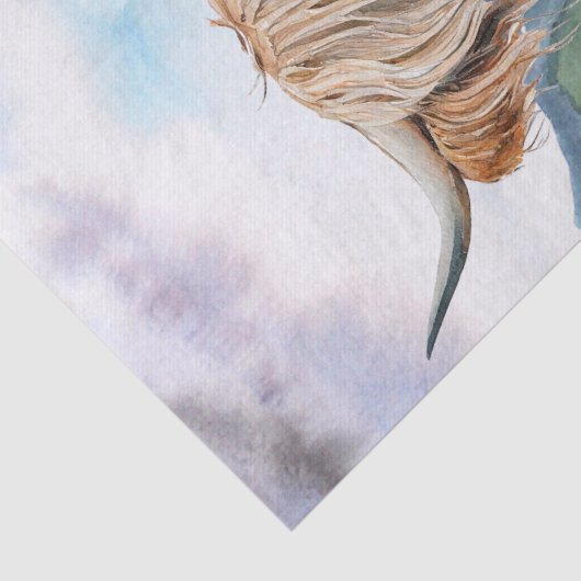 Waterverf koe Hogeland Boerderij Tissuepapier