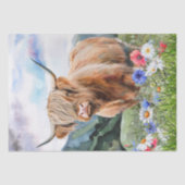 Waterverf koe Hogeland Boerderij Tissuepapier (Voorkant)