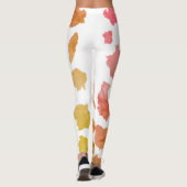 Waterverf Koe Huidpatroon Leggings (Achterkant)